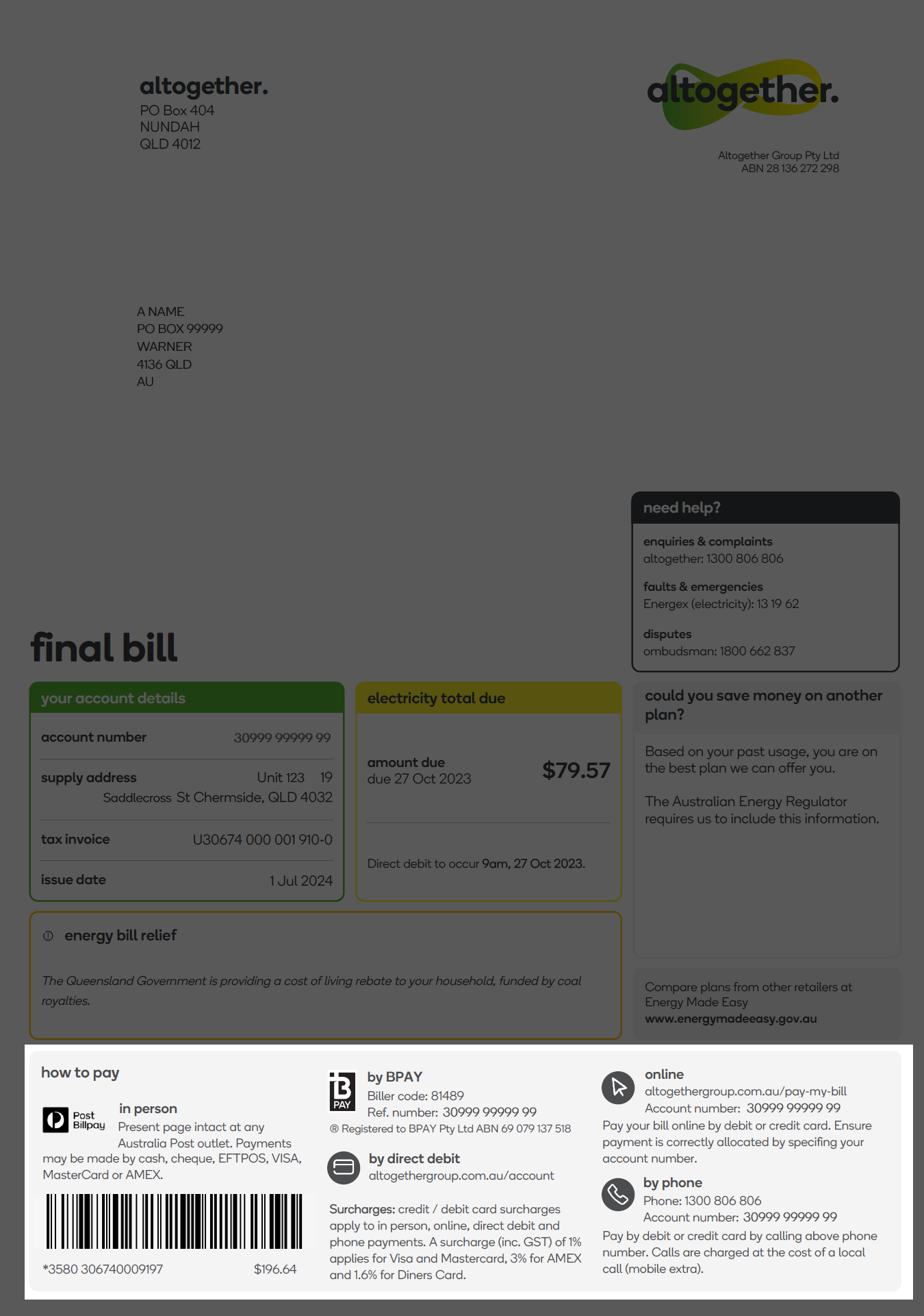Easy ways to pay your bill